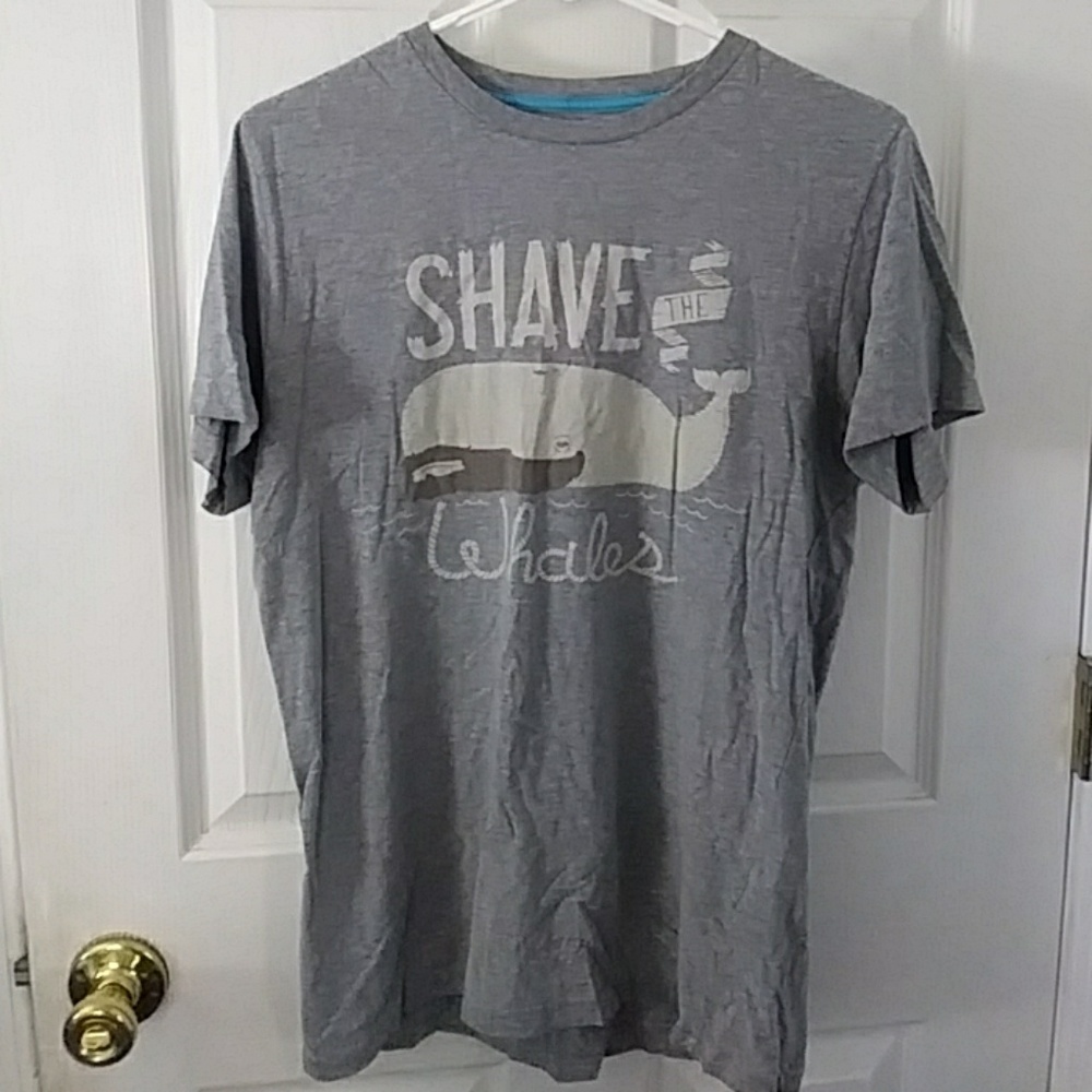 Threadless Shave the Whales Graphic Tee Shirt